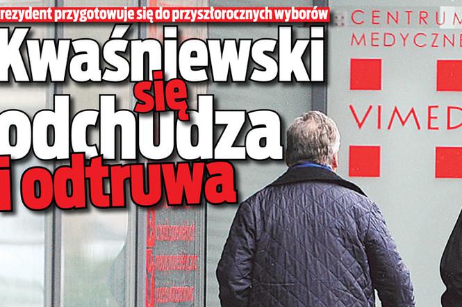 Kwaśniewski się odchudza i odtruwa