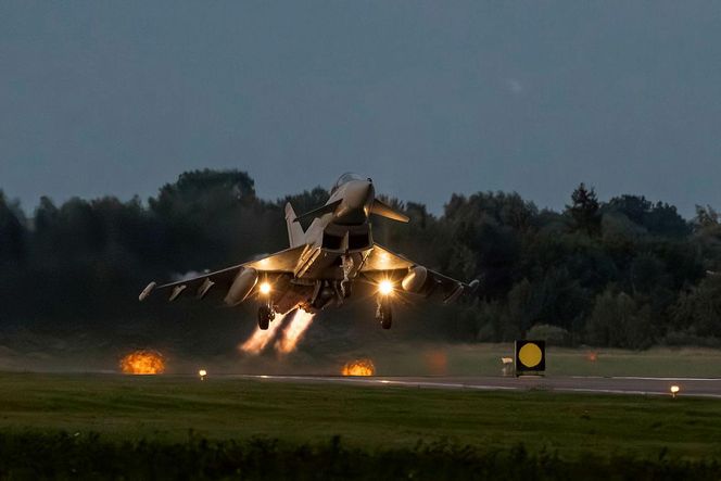 Brytyjski Eurofighter Typhoon