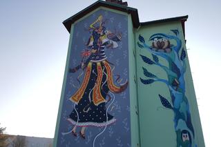 Kolorowe murale ozdobiły Nowy Sącz. Malowali je artyści z całej Polski [WIDEO, ZDJĘCIA]