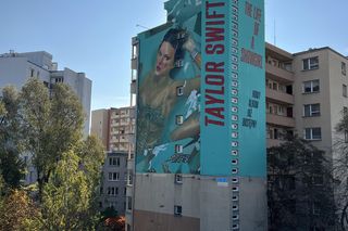 Mural promujący album Taylor Swift
