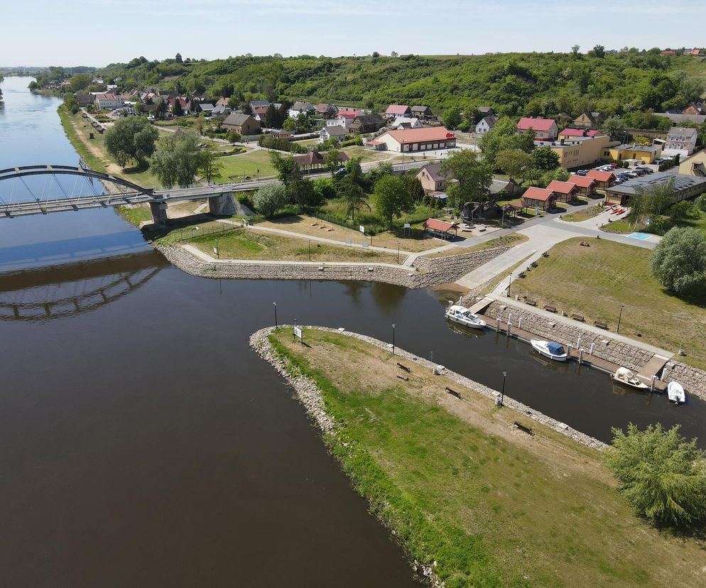 Santok, a powiększenie Gorzowa