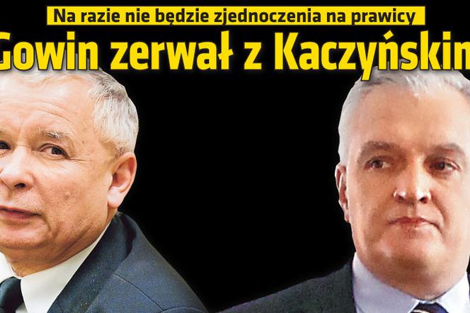 Gowin zerwał z Kaczyńskim