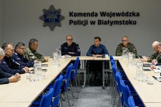 Drony nad Polską. Trwa sztab kryzysowy policji i władz w Podlaskiem