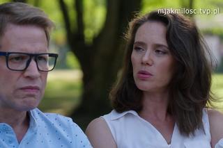 M jak miłość odc. 1780. Elka (Hanna Konarowska-Lewińska), Artur Nowakowski (Łukasz Garlicki)
