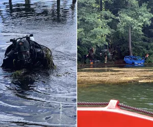 Tragiczny finał imprezy w ośrodku wypoczynkowym. Auto Huberta wyłowiono z jeziora, jego ciało też