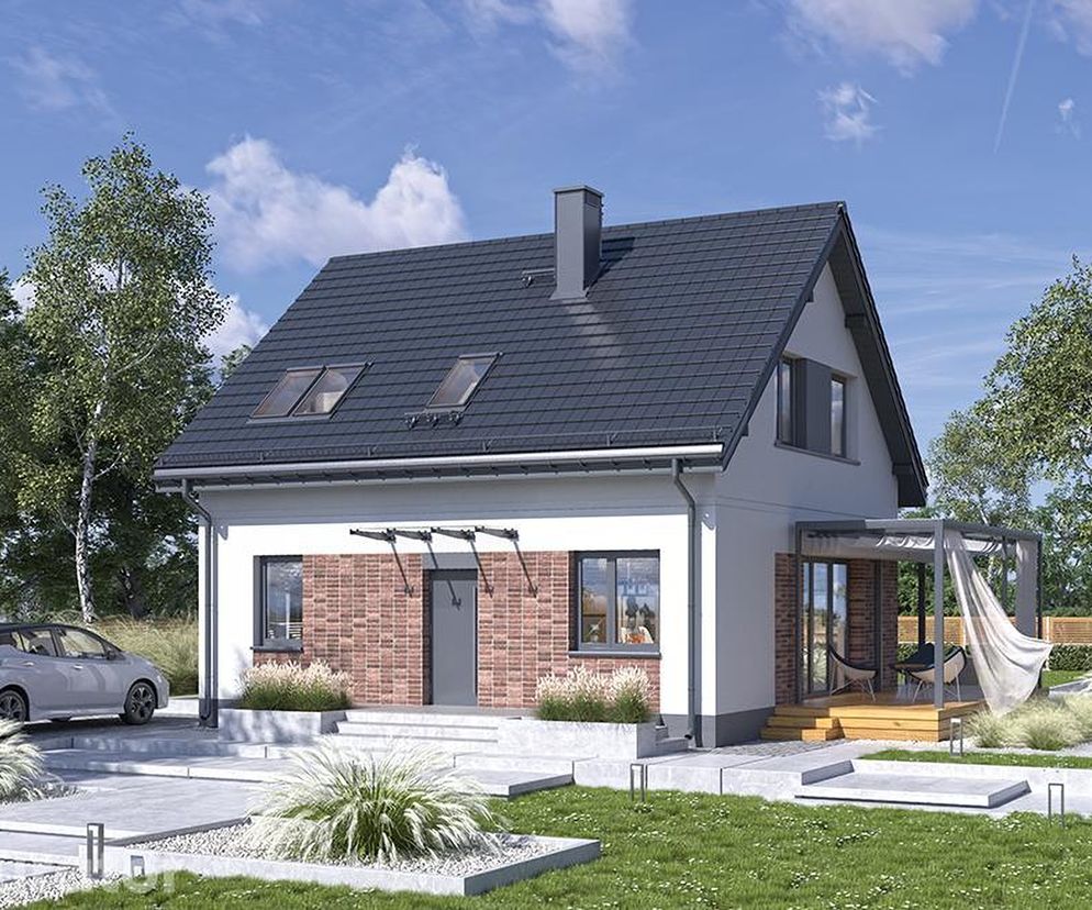 Projekt Dom na start od Muratora - wizualizacje, plan, aranżacje