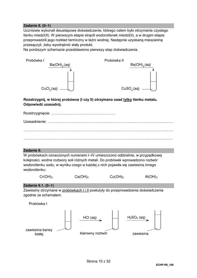 Matura 2025 chemia rozszerzona - arkusz CKE 16.05.2025 - Formuła 2015