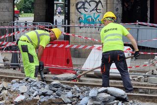 Utrudnienia dla pasażerów. Ulica Gdańska bez tramwajów