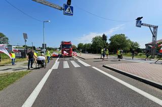 Protest mieszkańców Duńkowiczek