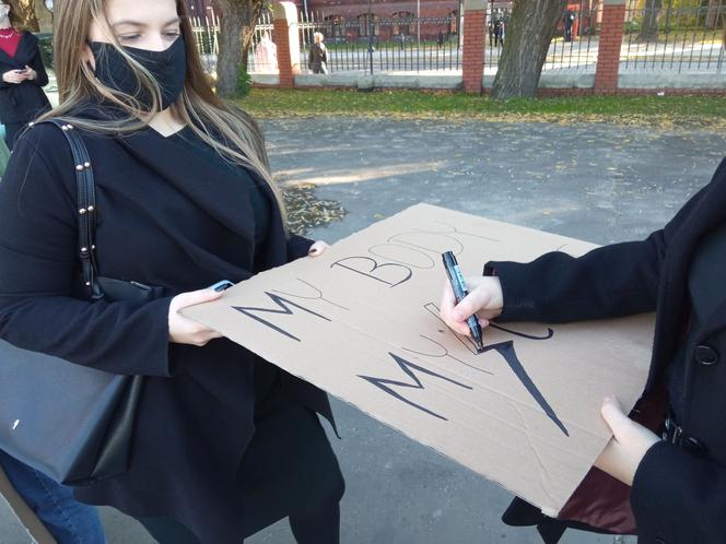 Protest uczniowski w Grudziądzu