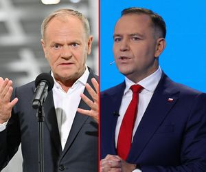 Debata. Trzaskowski zapytał Nawrockiego o ustawki. Od Tuska różni mnie, że on stał z metalowym szlauchem