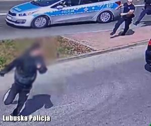 Policyjny pieszy pościg na zielonogórskiej ulicy. 32-latek w plecaku miał narkotyki i kilka tys. złotych