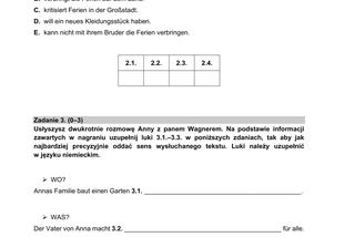 Próbny EGZAMIN ÓSMOKLASISTY 2021: Język niemiecki. Odpowiedzi i arkusze CKE - ZOBACZ