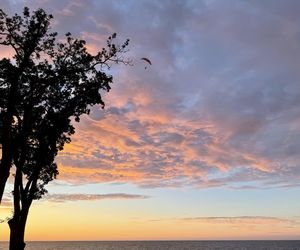 Widok z apartamentu Hevenia w Rewalu