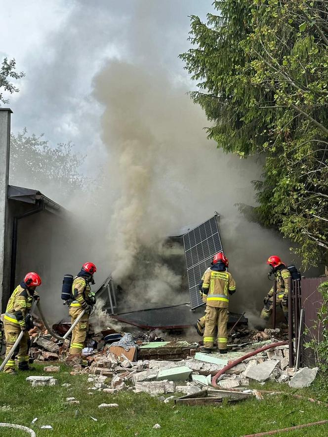 Po wybuchu zawalił się strop! Jedna osoba nie żyje. Tragedia w Dąbrowie Górniczej