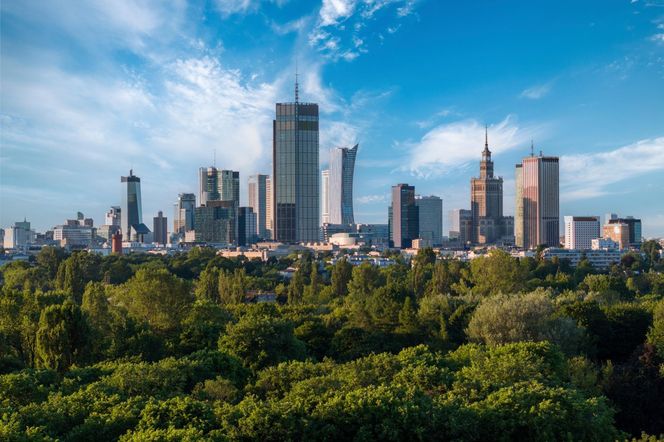Warszawa, panorama miasta