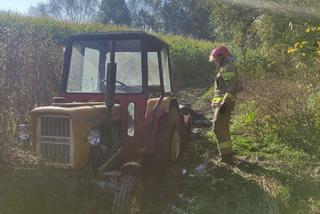 Tragedia w polu. Martwy rolnik, obok traktor z glebogryzarką