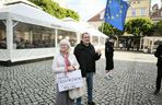 Wiec zwolenników Rafała Trzaskowskiego w Lesznie 