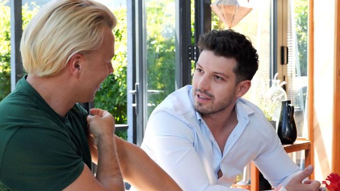 Barwy szczęścia odc. 3249. Justin (Jasper Sołtysiewicz), Patryk (Konrad Skolimowski)