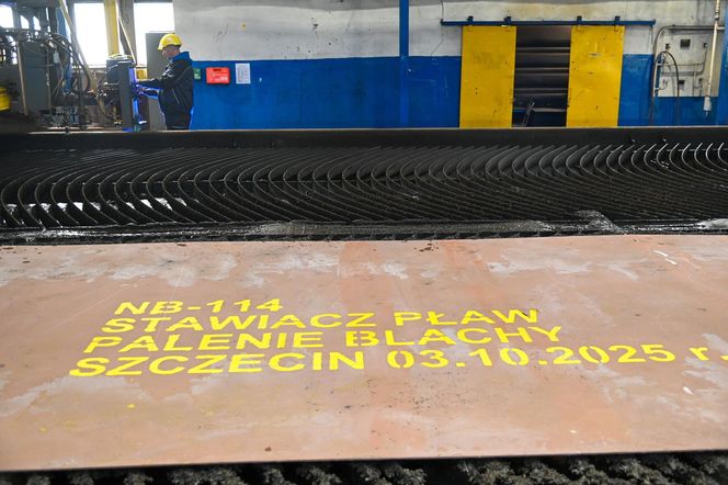 Budowa statku w stoczni szczecińskiej