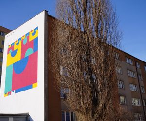 Nowy mural na bloku przy ul. Hutniczej na Tatarach w Lublinie