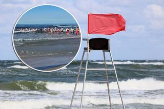 Rodzice puścili 3-latka samego do morza. Potrzebny był „łańcuch życia”. Ratownicy tracą cierpliwość