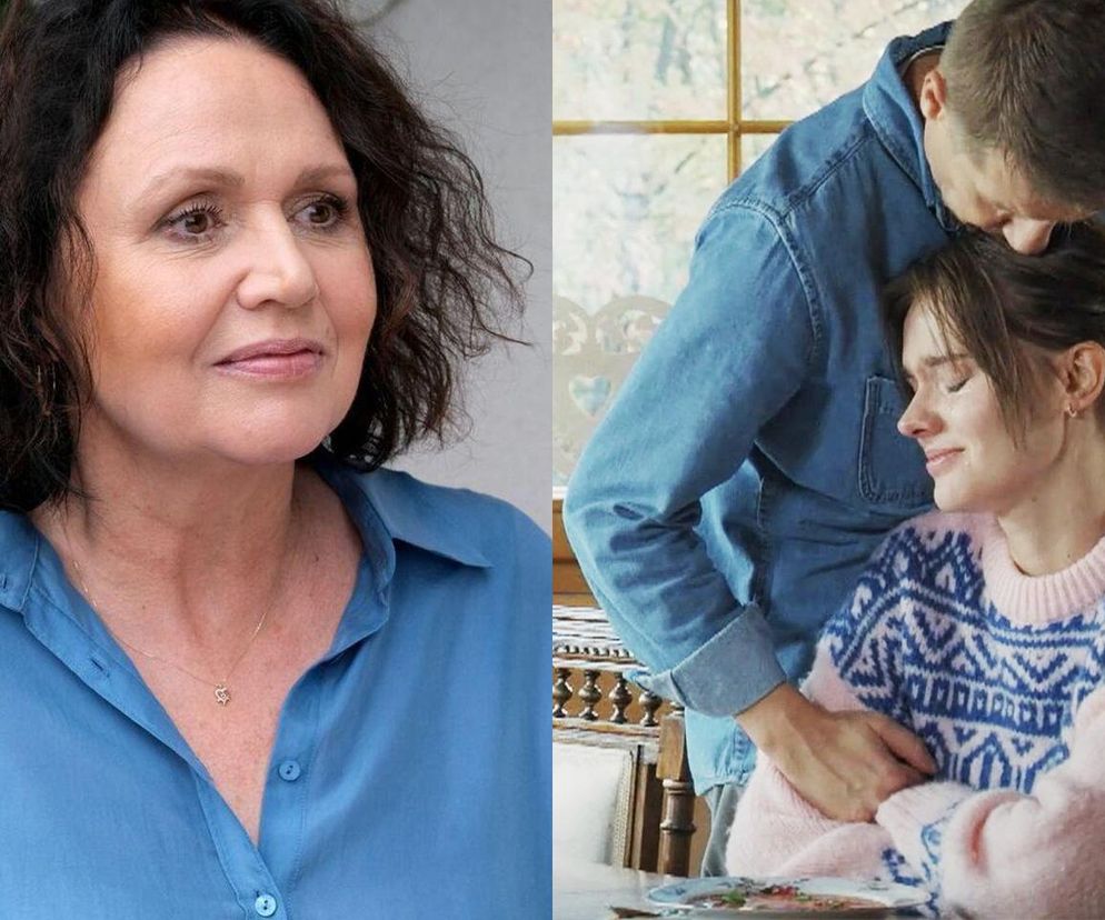 M jak miłość odc. 1825. Marysia (Małgorzata Pieńkowska), odcinek 1849. Paweł (Rafał Mroczek), Franka (Dominika Kachlik)