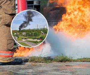 Płonęły plastikowe pojemniki. Strażacy walczyli z pożarem przy Walczaka w Gorzowie