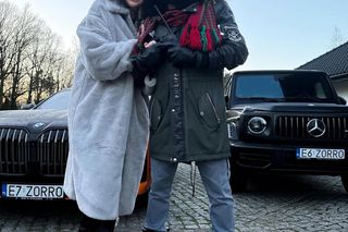 Krzysztof Rutkowski w futrzanej czapie większej niż afro jego żony. Co za stylówka z okazji WOŚP!