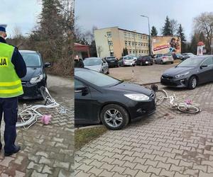 Potrącenie rowerzystki na ulicy Czaplinieckiej. 48-latka trafiła do szpitala