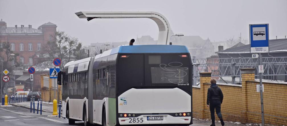 Ładowarka do autobusów elektrycznych stanęła na ul. Owocowej