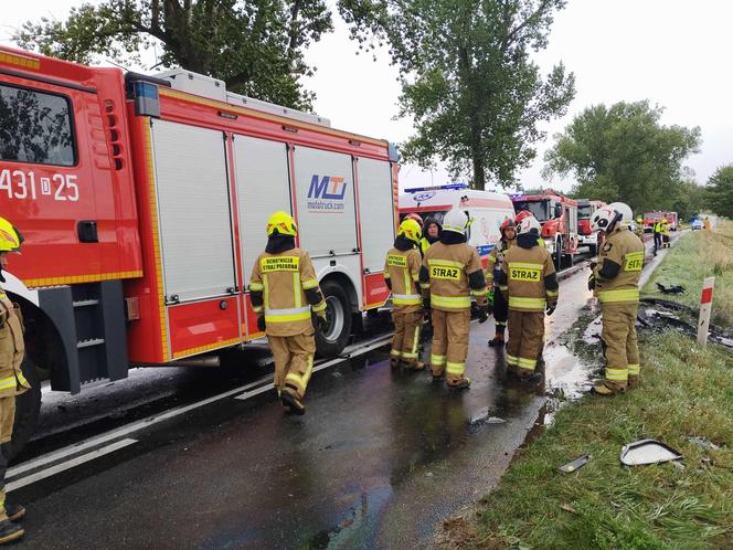 Śmiertelny wypadek na drodze 323 niedaleko Góry