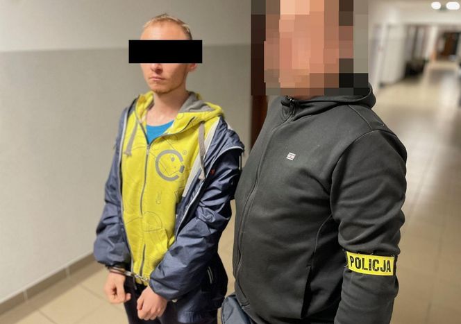 Lublin. Roznosiciel ulotek zaatakował starszą kobietę. 24-letni Bartosz wpadł w furię