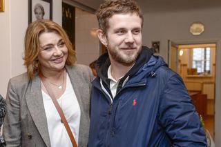 Małgorzata Ostrowska-Królikowska z synem Antonim Królikowskim