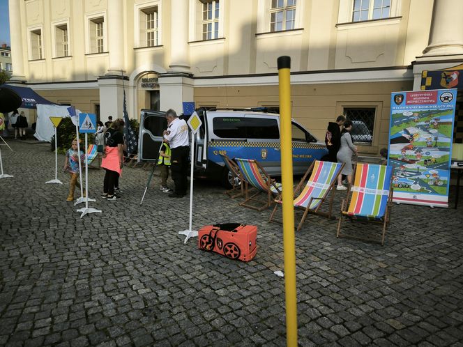 Piknik na rynku w Lesznie