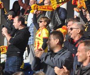 Korona Kielce - Lech Poznań. Zdjęcia kibiców na Exbud Arenie