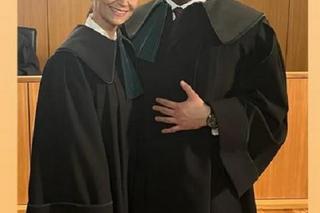 Barwy szczęścia na planie. Klemens (Sebastian Perdek), Sylwia Paszkowska (Olga Bończyk)