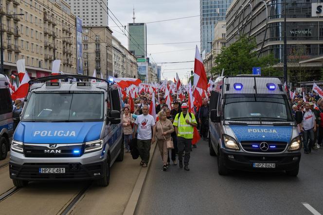 Protest w Warszawie 