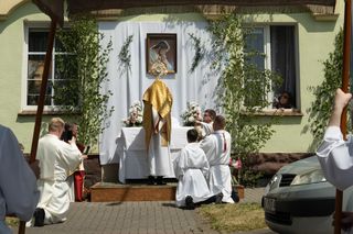 Ołtarz na Boże Ciało