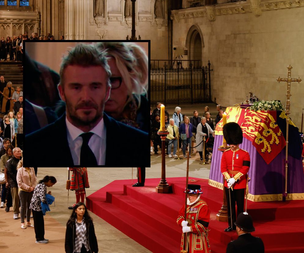 David Beckham stał kilkanaście godzin, by pożegnać królową