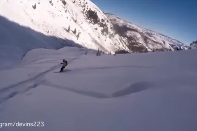 narciarz urwisko