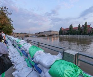 Powódź w Polsce. Fala kulminacyjna we Wrocławiu. Przesiąki w wale w Marszowicach. Rośnie poziom Odry [RELACJA NA ŻYWO] 19.09.2024