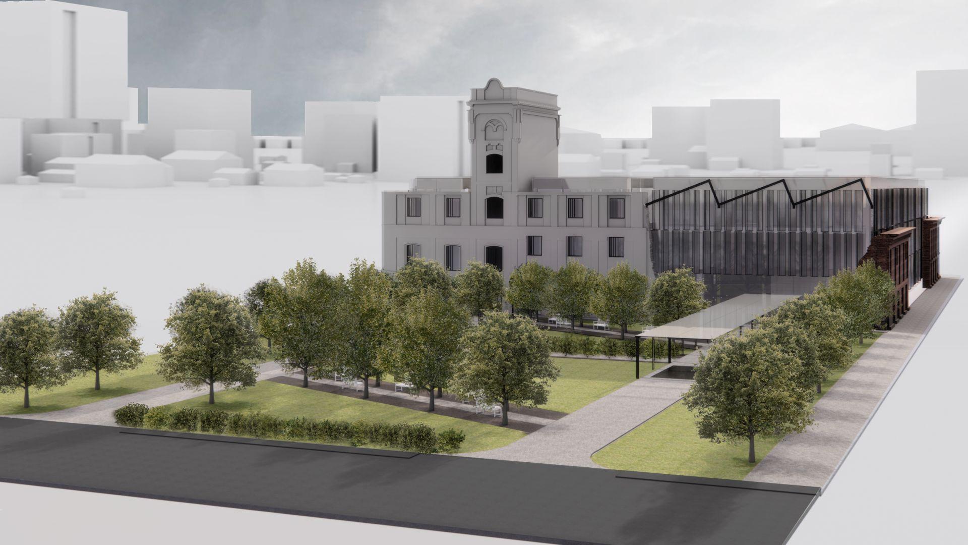 Adaptacja ruin dawnej fabryki Birnbauma w Łodzi