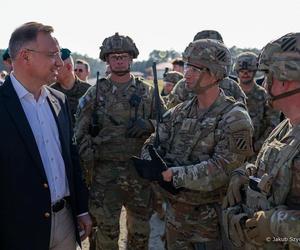 Andrzej Duda w Fort Stewart