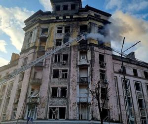 Zmasowany atak rakietowy na Kijów