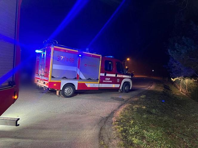Zderzenie dwóch osobówek w Zaczarniu