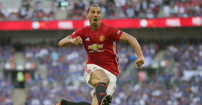 Piłkarze Manchesteru City i Manchesteru United