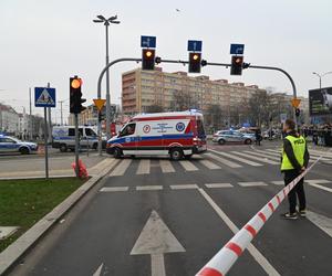 Wypadek w Szczecinie plac Rodła 