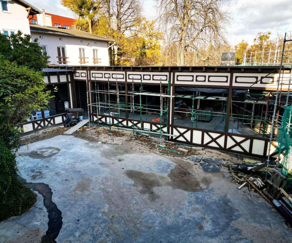 Na kawę do Cafe Halbe Allee w Gdańsku. Remont zabytku dobiega końca