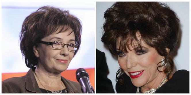 Elżbieta Witek, Joan Collins